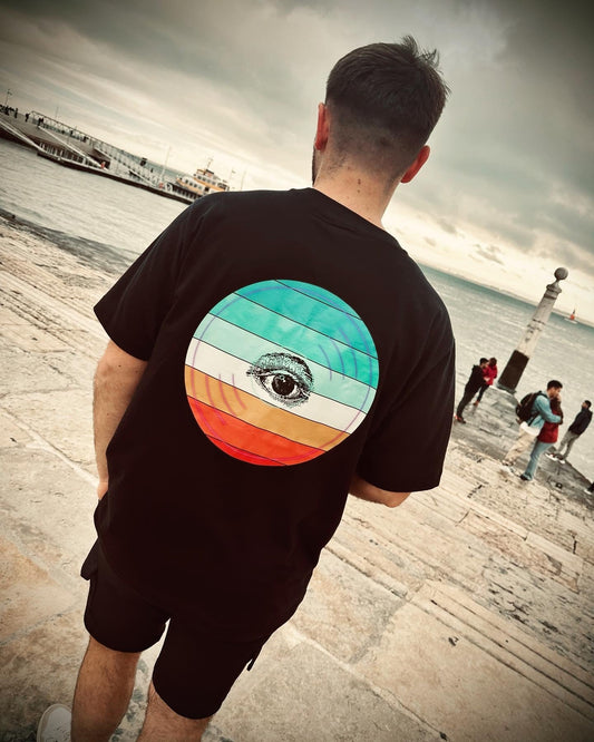 Oversized Psychedelic T-Shirt - Class House Retro Clothing
